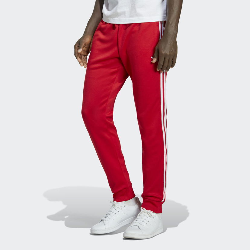 Hlače i traperice adidas Originals Adicolor Classics SST Crvena | IB1412