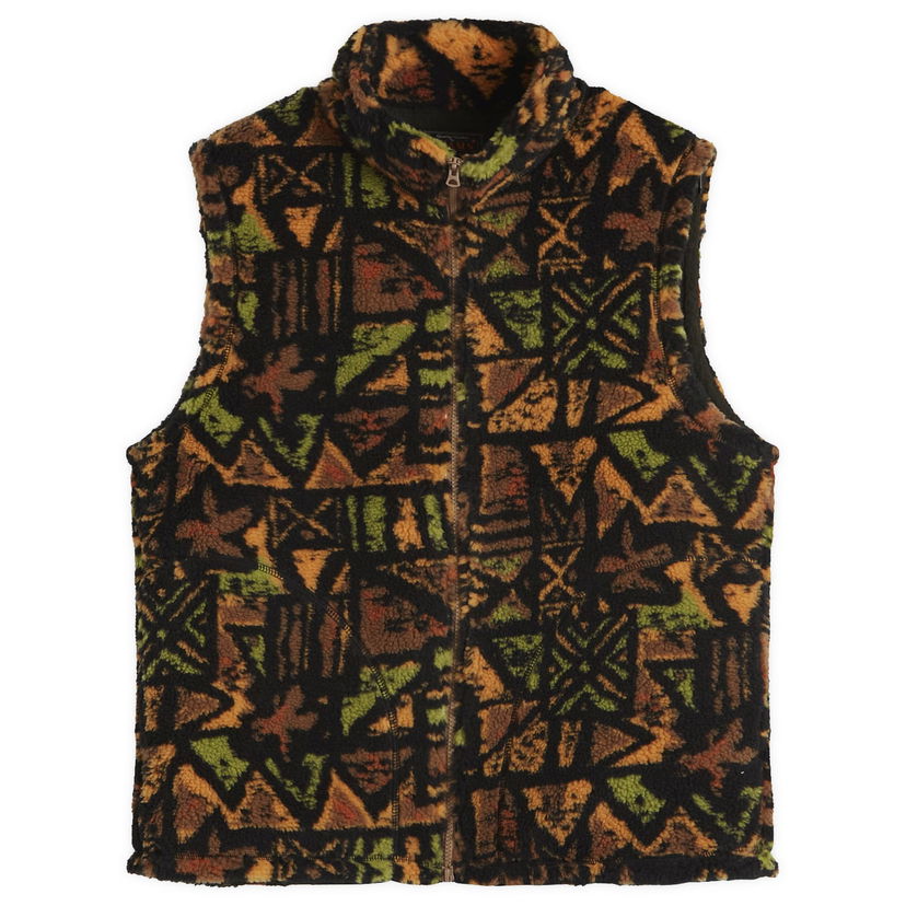 Prsluk BEAMS Beams Plus Stand Collar Fleece Zip Vest Višebojno | 3806-0114-791-90