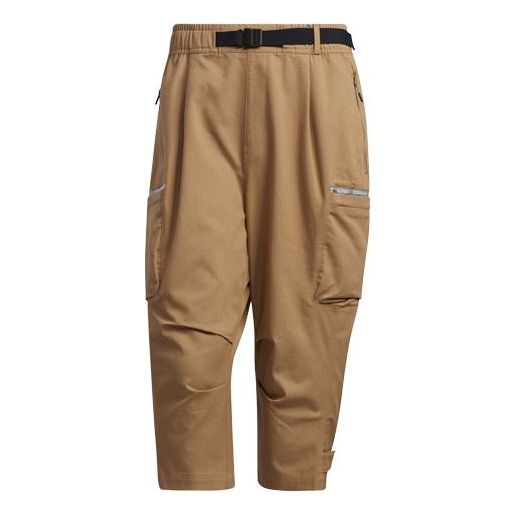Cargo hlače adidas Originals Sports Cropped Pants Smeđa | GP0957