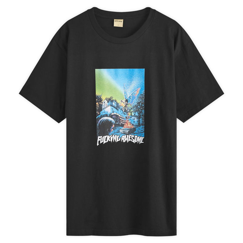 Majica kratkih rukava Fucking Awesome Hawthorne T-Shirt Black Crna | FA2036-BLK