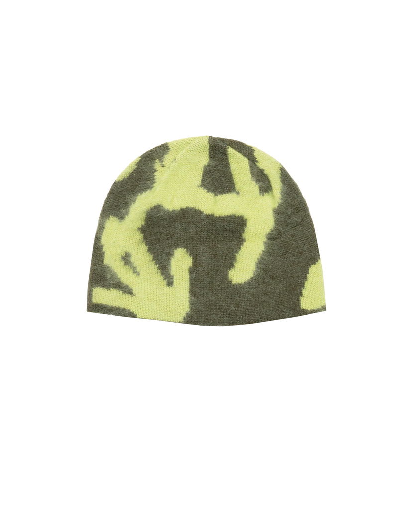 Kapica GRAMICCI Gramicci Mohair Burly Runningman Beanie Zelena | G5FA-151-CHT