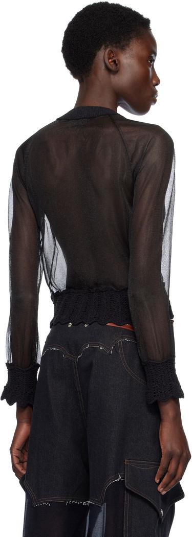 Džemper Andersson Bell Andersson Bell Sheer Knit Cardigan Crna | atb1327w, 2