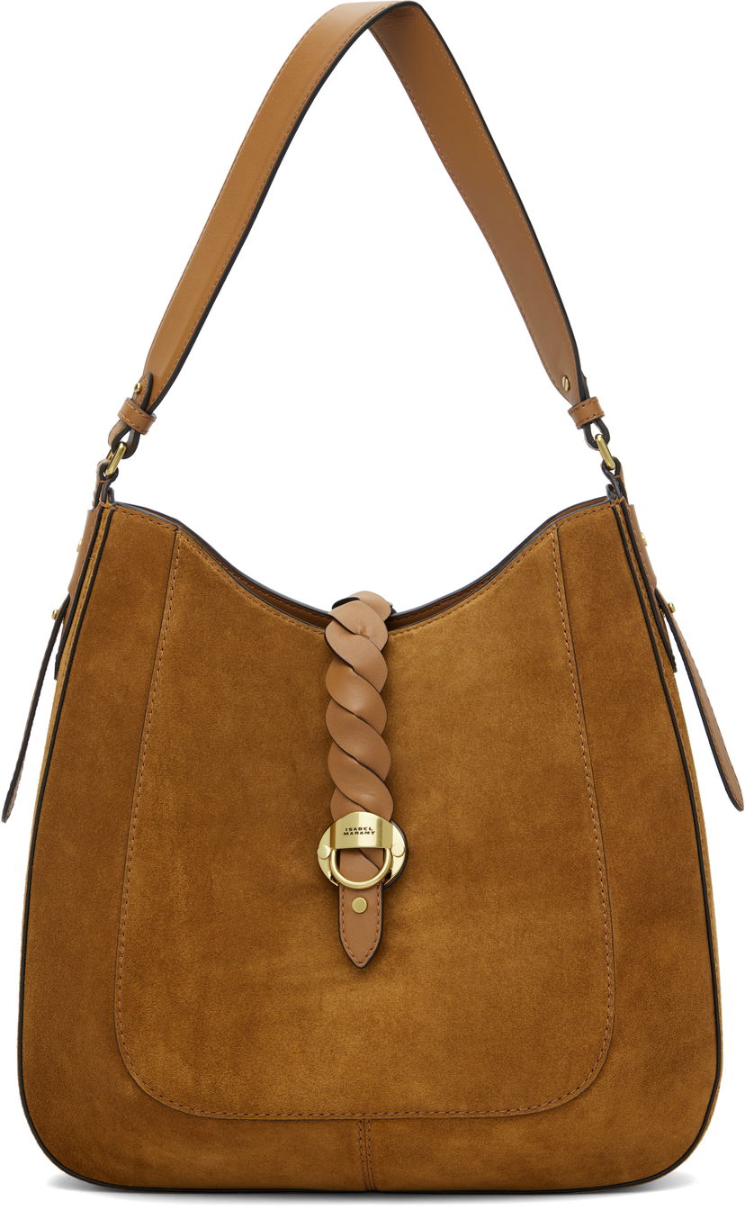 Ručna torbica ISABEL MARANT Isabel Marant Altay Suede Shoulder Bag Smeđa | PP0353FA-C2C21M