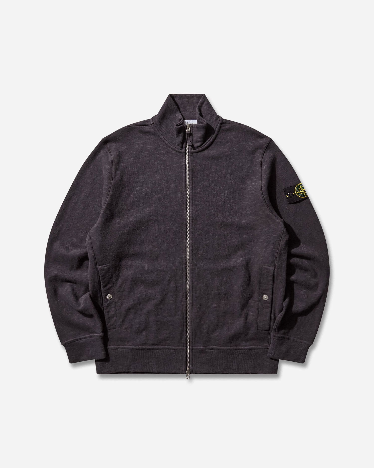 Dukserice Stone Island Vanisé Heavy Cotton Jersey Zip Sweatshirt Siva | K2S15-6100055-S0238 V0026, 1