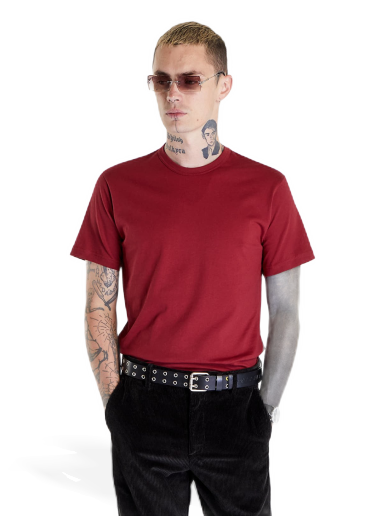 Majica kratkih rukava Comme des Garçons SHIRT Knit T-Shirt Tamnocrvena | FJ-T016