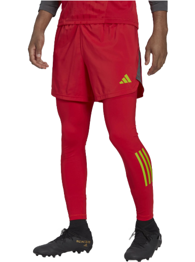 Hlače i traperice adidas Originals Tiro 23 Pro Goalie Leggings Crvena | ht2420