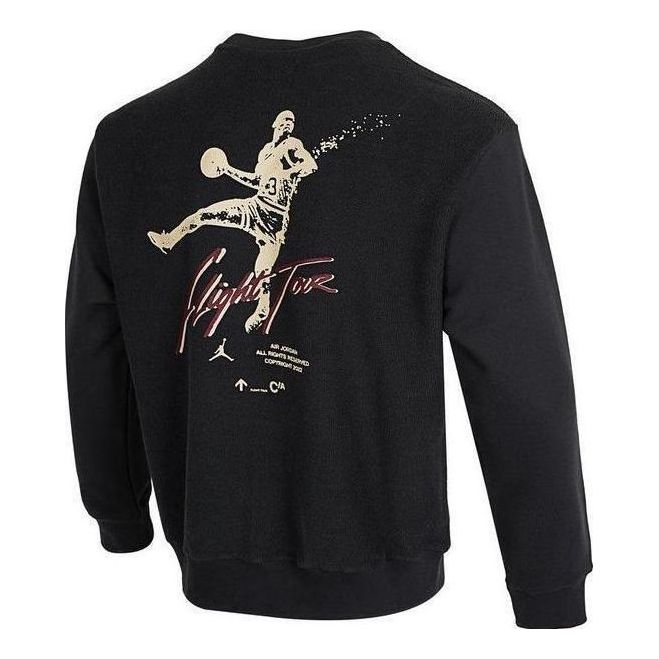Dukserice Jordan Flight Heritage Graphic Print Sweatshirt Crna | DV1620-045