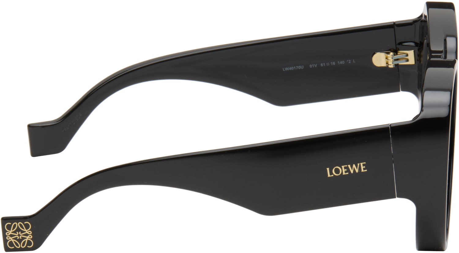 Sunčane naočale Loewe Loewe Aviator Sunglasses Crna | LW40170UW6101V 192337236082, 1
