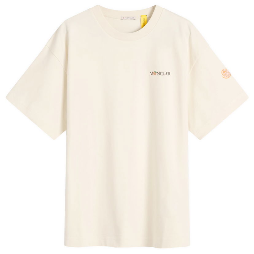 Majica kratkih rukava Moncler Men's Gilga Farm by Donald Glover Heavy T-Shirt, Size Large Bijela | 8C000-05-89AZ9-02B