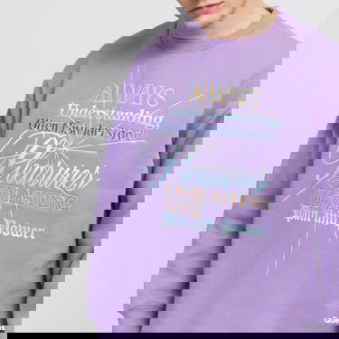 Dukserice Pleasures Faith Crewneck Sweatshirt Ljubičasta | P21W027, 2