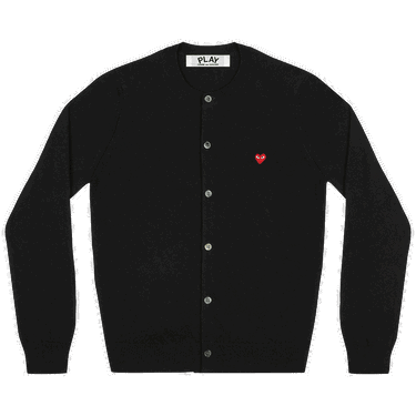 Džemper Comme des Garçons PLAY Mini Heart Cardigan Crna | AZ N079 051 1, 0