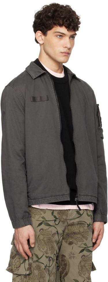 Jakna Stone Island Stone Island Organic Broken Twill 'OLD' Jacket Siva | K1S15 1200003 S0004, 1