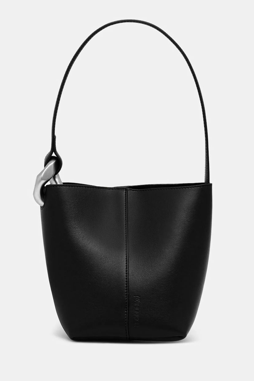 Ručna torbica JW Anderson JW Anderson The Jwa Corner Small Bucket Bag Crna | HB0741.LA0232
