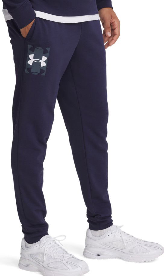 Trenirka Under Armour Under Armour Rival Terry Logo Joggers Tamnoplava | 1390144-410