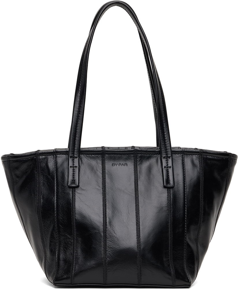 Tote bag BY FAR Patchwork Bar Leather Tote Crna | MWBTT002LL002BK001PA