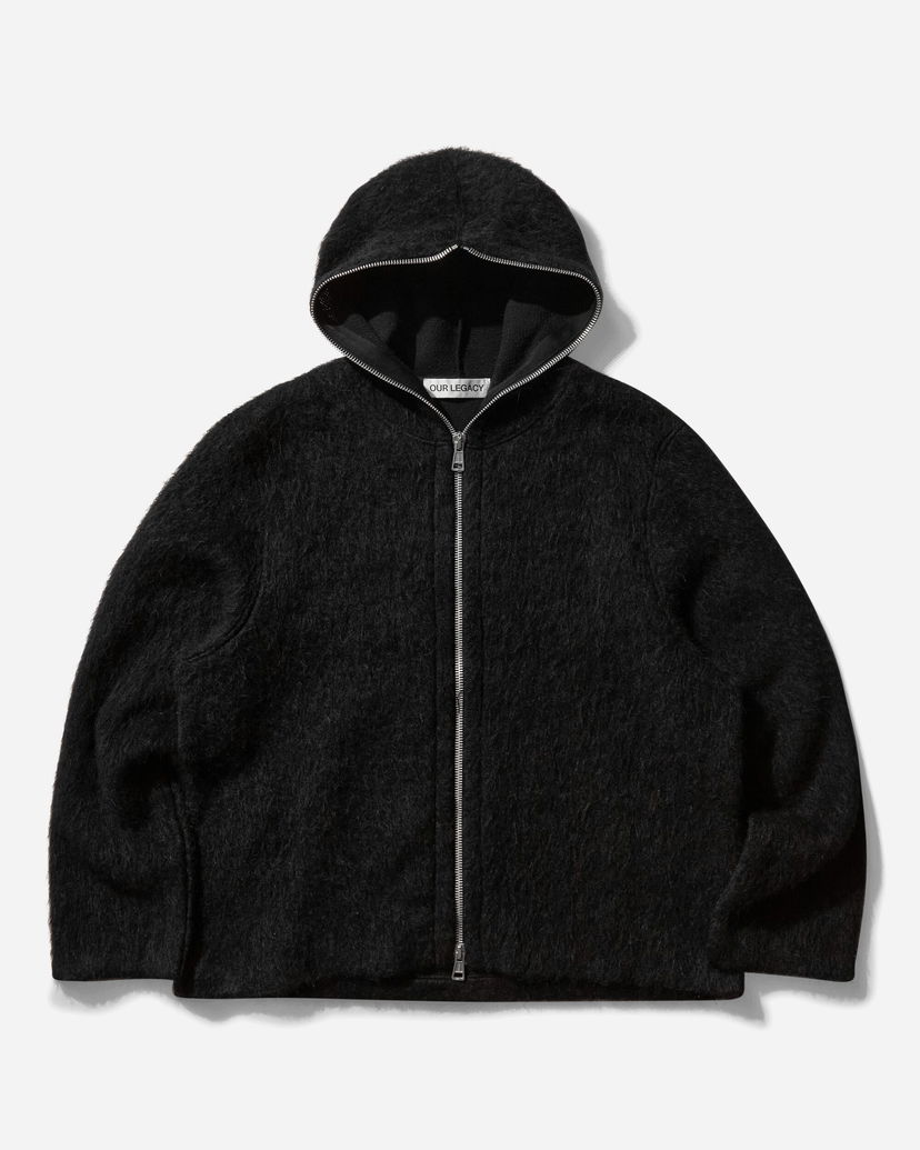 Dukserice OUR LEGACY Full Zip Hoodie Crna | M4243FBH 001