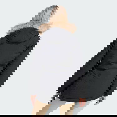 Parka adidas Originals Hooded Fur Crna | IJ8260, 2