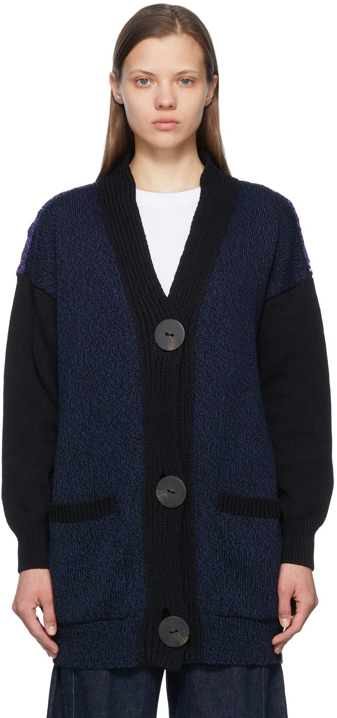 Džemper Stella McCartney Stella McCartney Fantasia Landscape Cardigan Plava | 6K00643S7254