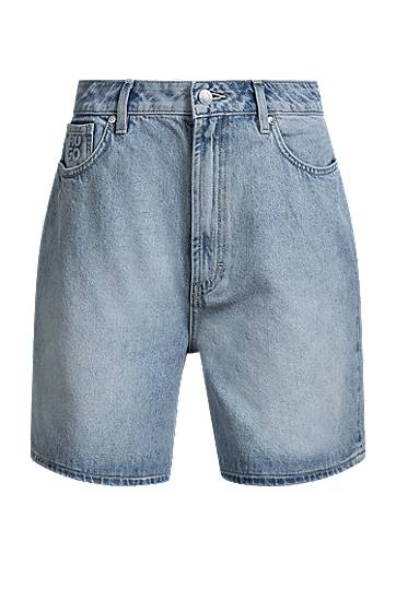 Kratke hlače BOSS Regular Fit Denim Shorts Plava | 50538863