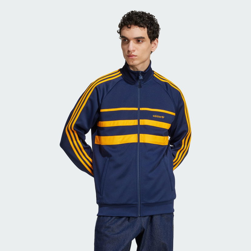 Trenerka adidas Performance The First Track Jacket Tamnoplava | KA0466