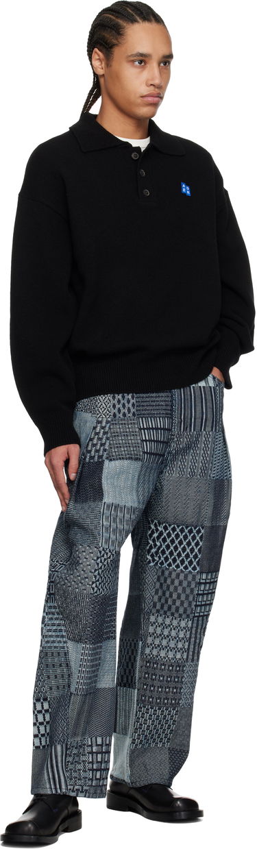 Džemper ADER ERROR ADER error Significant TRS Tag Knit Polo Crna | BO42FYKT0102BK, 3