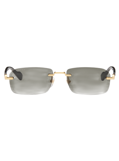 Sunčane naočale Gucci Rimless Sunglasses "Black & Gold" Crna | GG1221S-001