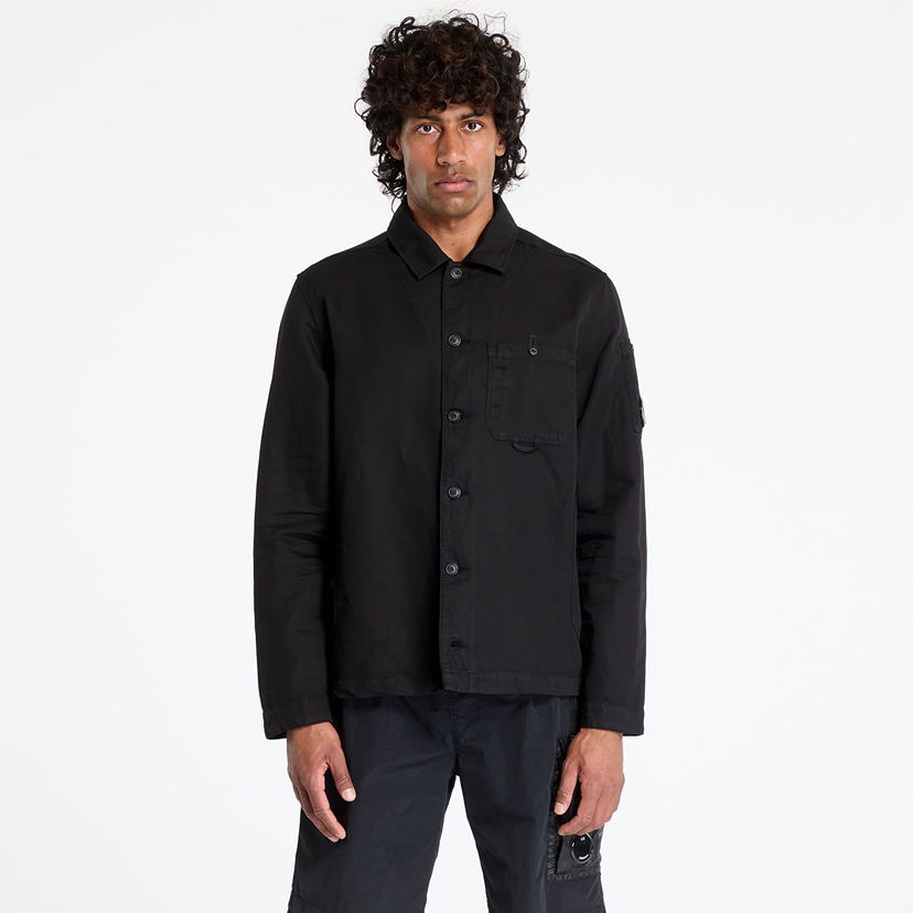 Košulja C.P. Company C.P. Company Cotton/Linen Overshirt Crna | 18CMOS102A006273G-999