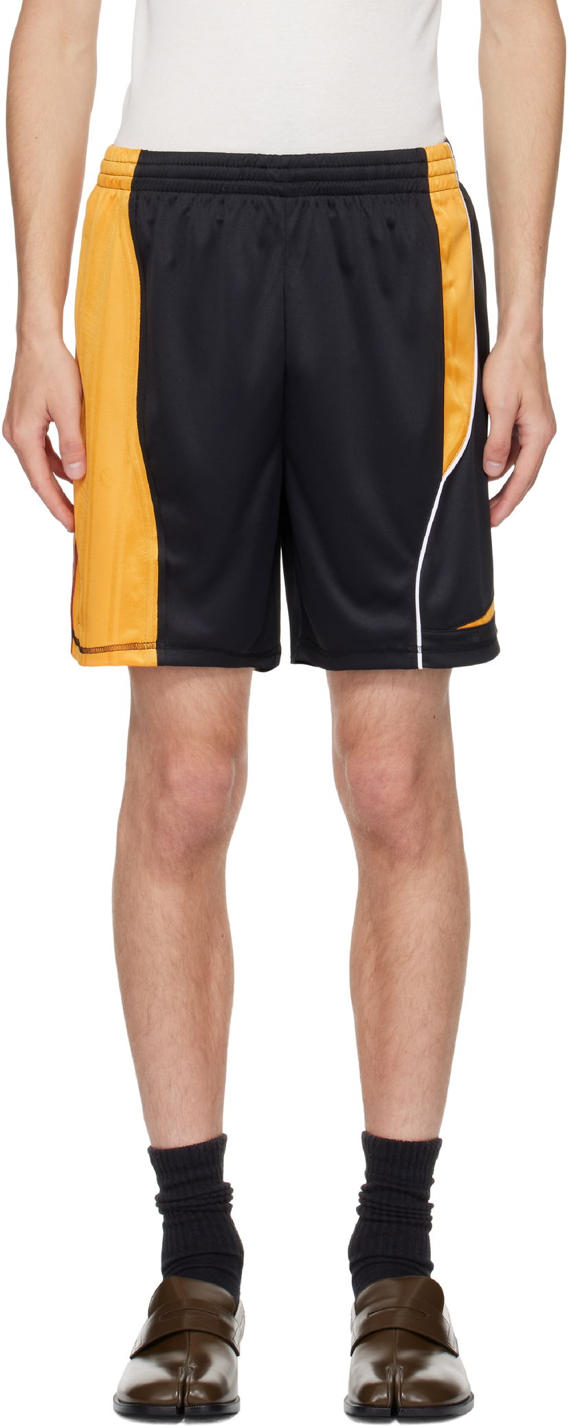 Kratke hlače Martine Rose Martine Rose Collage Football Shorts Crna | 196JT15015