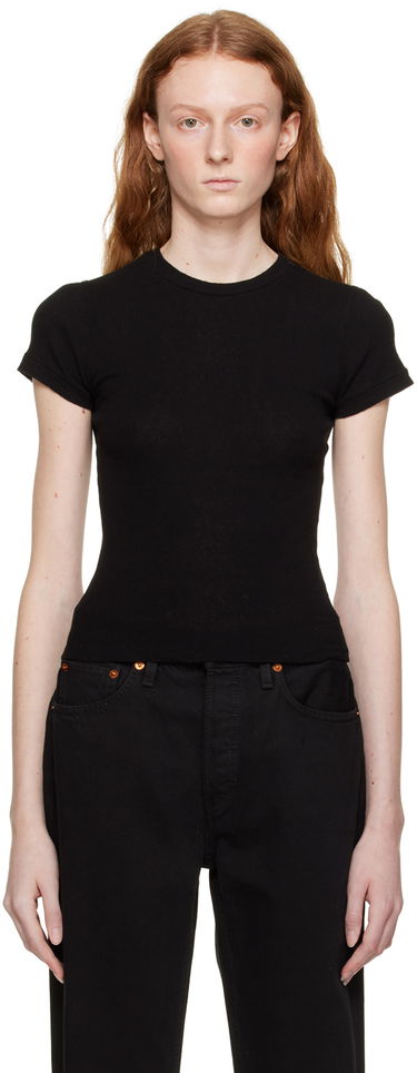 Majica kratkih rukava RE/DONE Re/Done 90s Baby T-Shirt Crna | 024R-2W9BT, 0