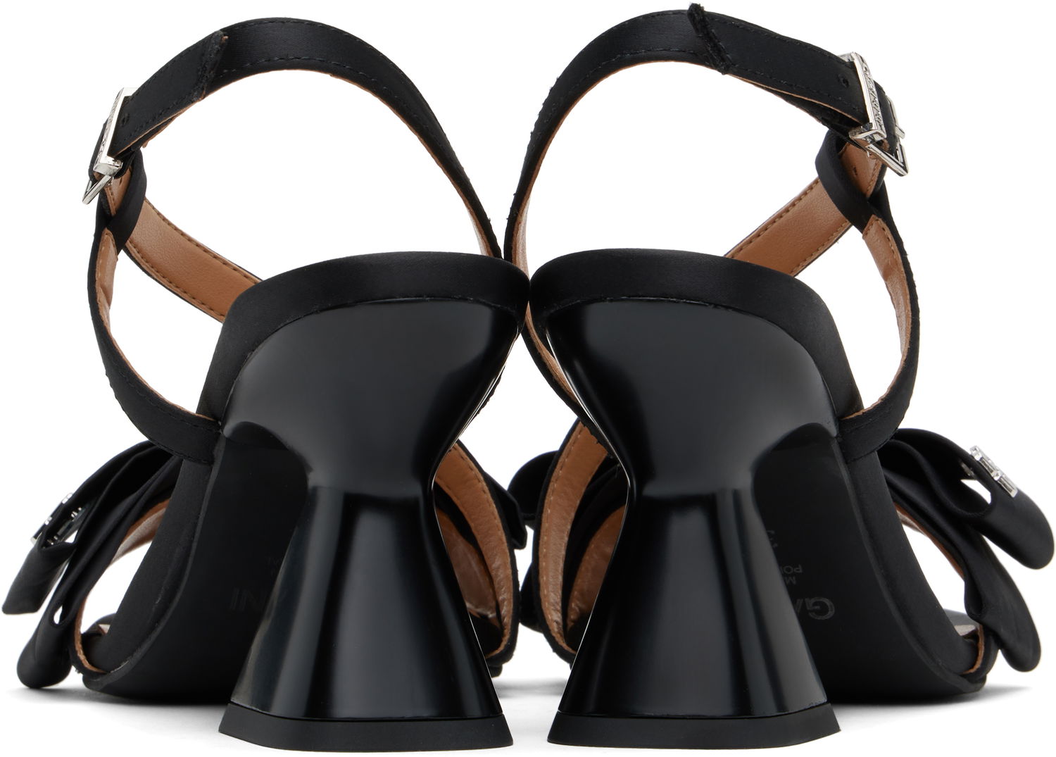 Tenisice i cipele GANNI GANNI Big Bow High Heeled Sandals Crna | S2850, 1