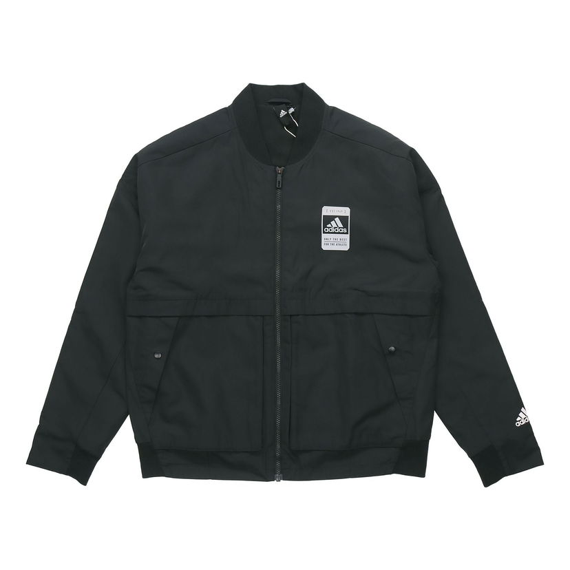 Bomber jakna adidas Originals U2 Bomber Jacket Crna | FJ0180