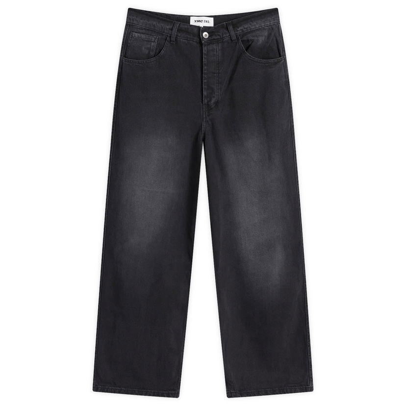 Jeans YMC YMC Replacement Wide Leg Jeans Crna | END-YMCNJ-DRK