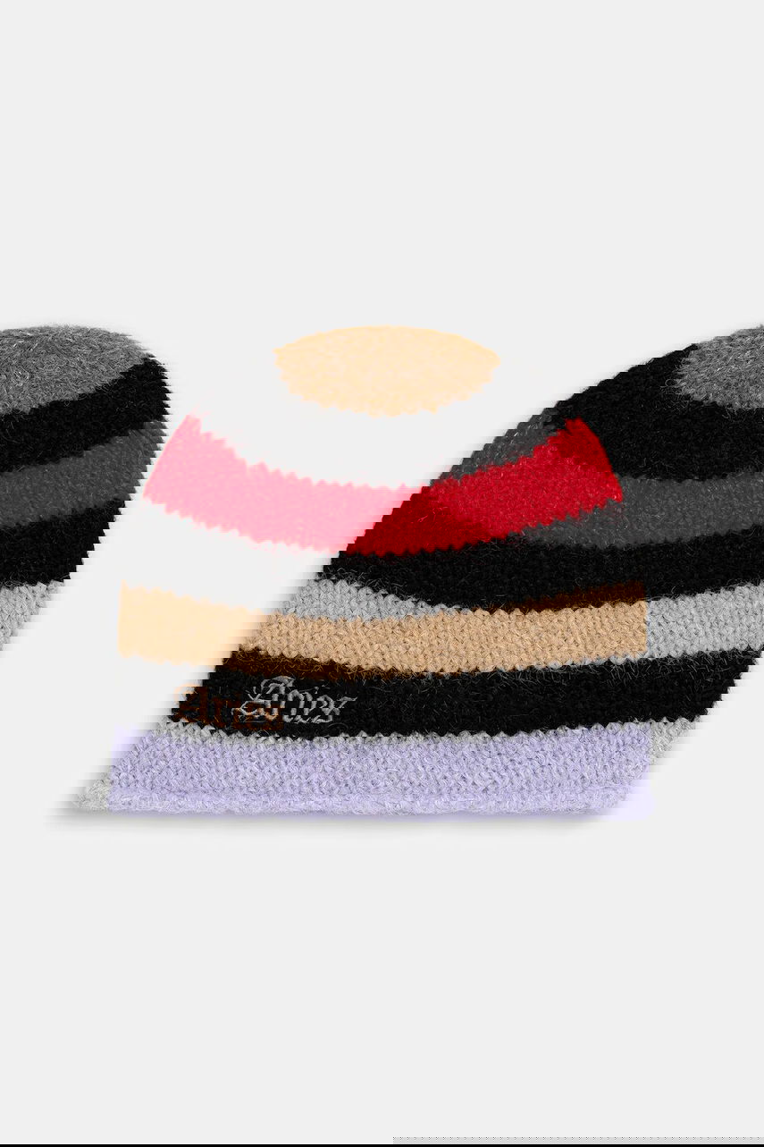 Kapica Aries Aries Brushed Stripe Wool Blend Beanie Višebojno | AR9003304, 0
