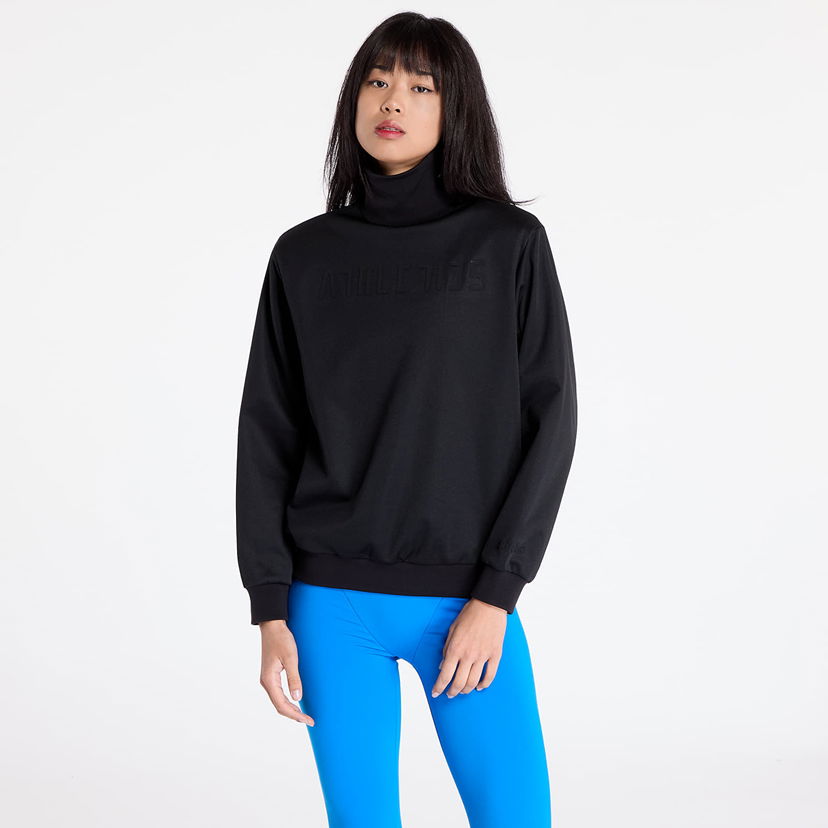 Dukserice adidas Originals Sweatshirt adidas x Fear Of God Athletics Womens Mock Neck Pullover Black S Crna | IT1922