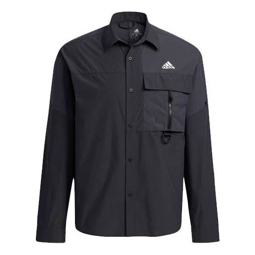 Košulja adidas Originals Long Sleeve Breathable Casual Shirt Crna | H13776