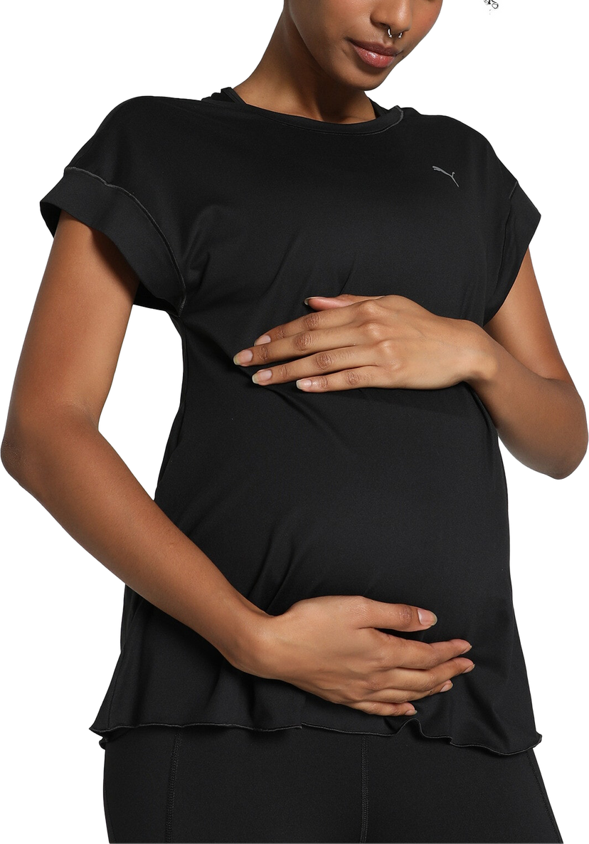 Majica kratkih rukava Puma MATERNITY STUDIO OVERSIZED TEE Crna | 524857-01