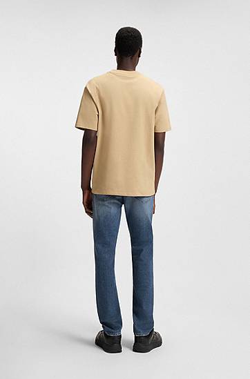 Jeans BOSS Slim-Fit Comfort-Stretch Denim Jeans Plava | 50542690, 1