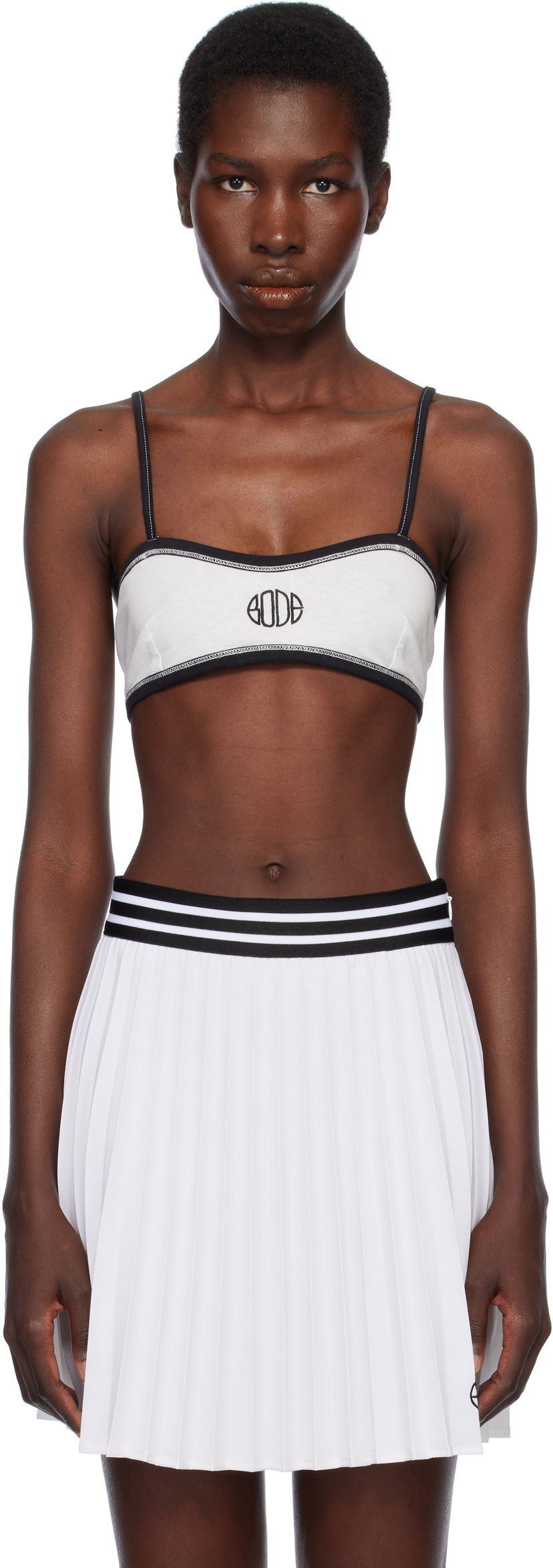 Suknja Bode Bode Deco Bralette Bijela | WRS25CS001