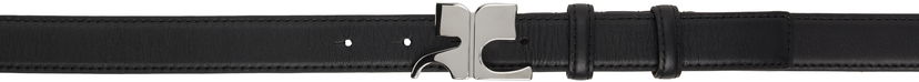 Pojasevi Courrèges Courrèges AC Leather Belt Crna | 125ACE020CR0065
