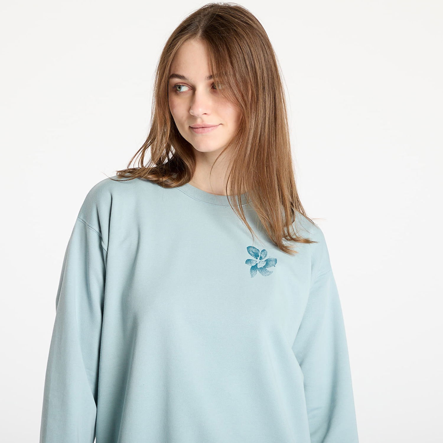 Haljina Horsefeathers Horsefeathers Qiana Sweatshirt Tirkiz | SW933A, 1