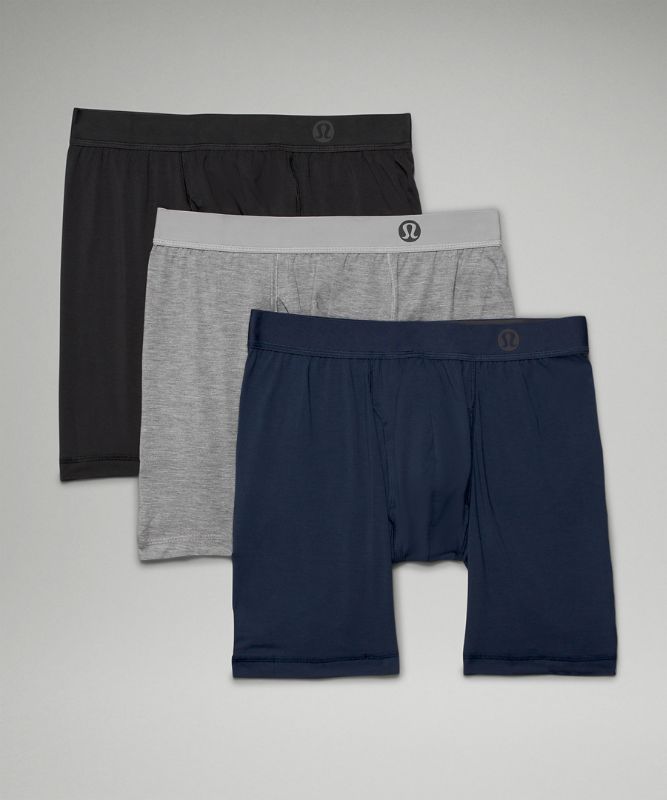 Bokserice lululemon Always In Motion Boxer Briefs, 3 Pack, 7" Inseam Tamnoplava | prod10980022, 0