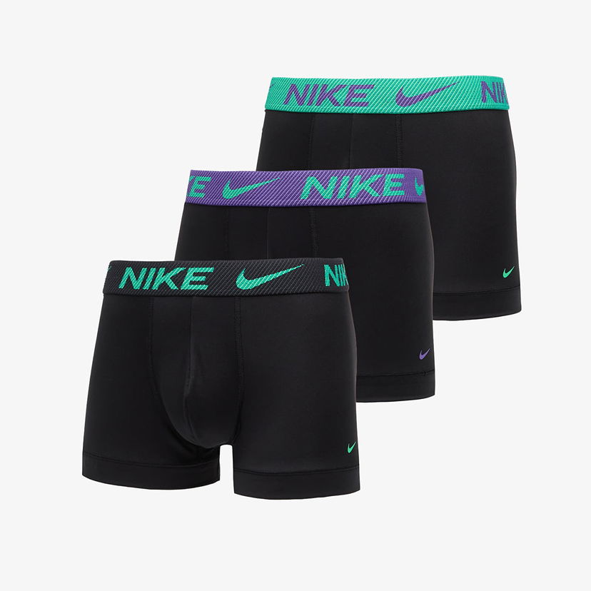 Bokserice Nike DRI-FIT Essential Micro Trunks (3-Pack) Crna | 0000KE1156-U9M