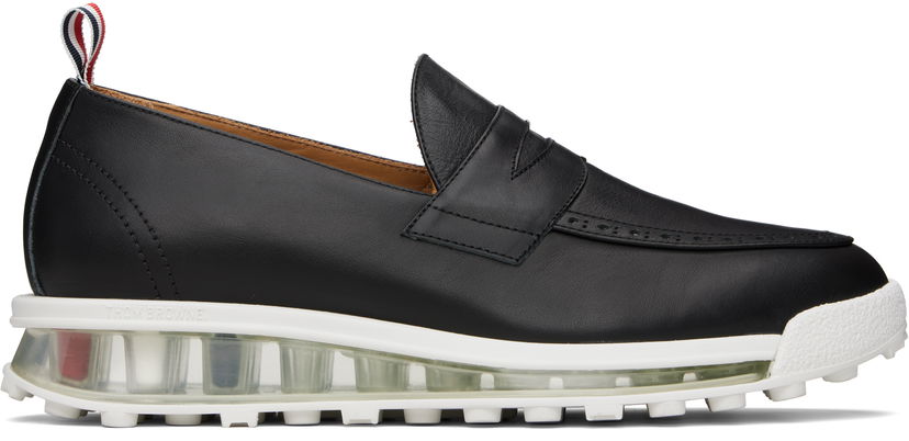 Tenisice i cipele Thom Browne Thom Browne Clear Tech Runner Sole Penny Loafers Crna | MFE008B-05584