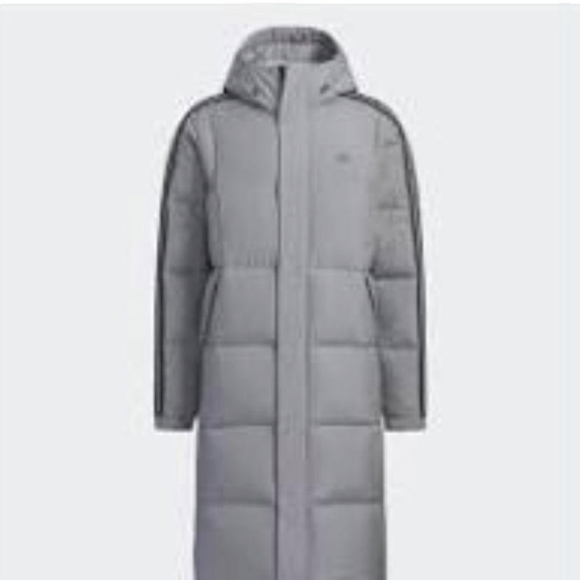 Pernata jakna adidas Originals Long Down Jacket Siva | IT8715