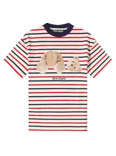 Majica kratkih rukava Palm Angels Kill The Bear Striped Tee Višebojno | PMAA001S22JER0122560