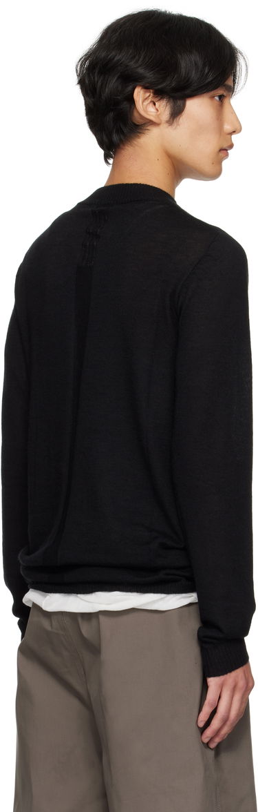 Džemper Rick Owens Rick Owens Concordians Level Lupetto Sweater Crna | RU02E1625 WS, 2