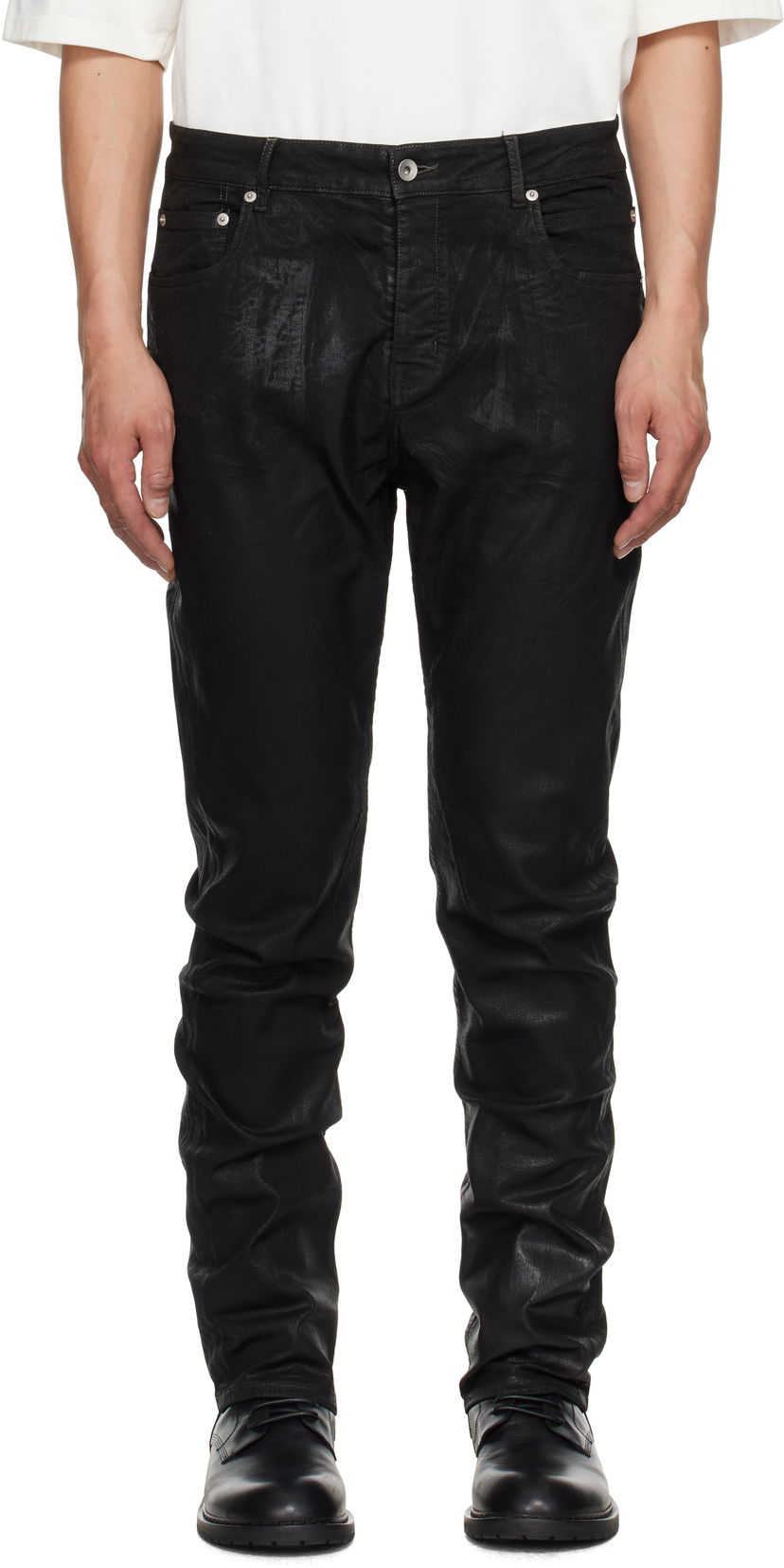 Jeans Rick Owens Rick Owens DRKSHDW Hollywood Detroit Cut Jeans Crna | DU01E3366 SCF