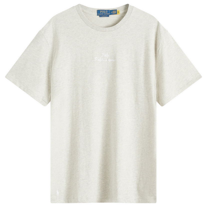 Majica kratkih rukava Polo by Ralph Lauren Ralph Lauren Classic Fit Embroidered Script Logo T-Shirt Siva | 710936585012