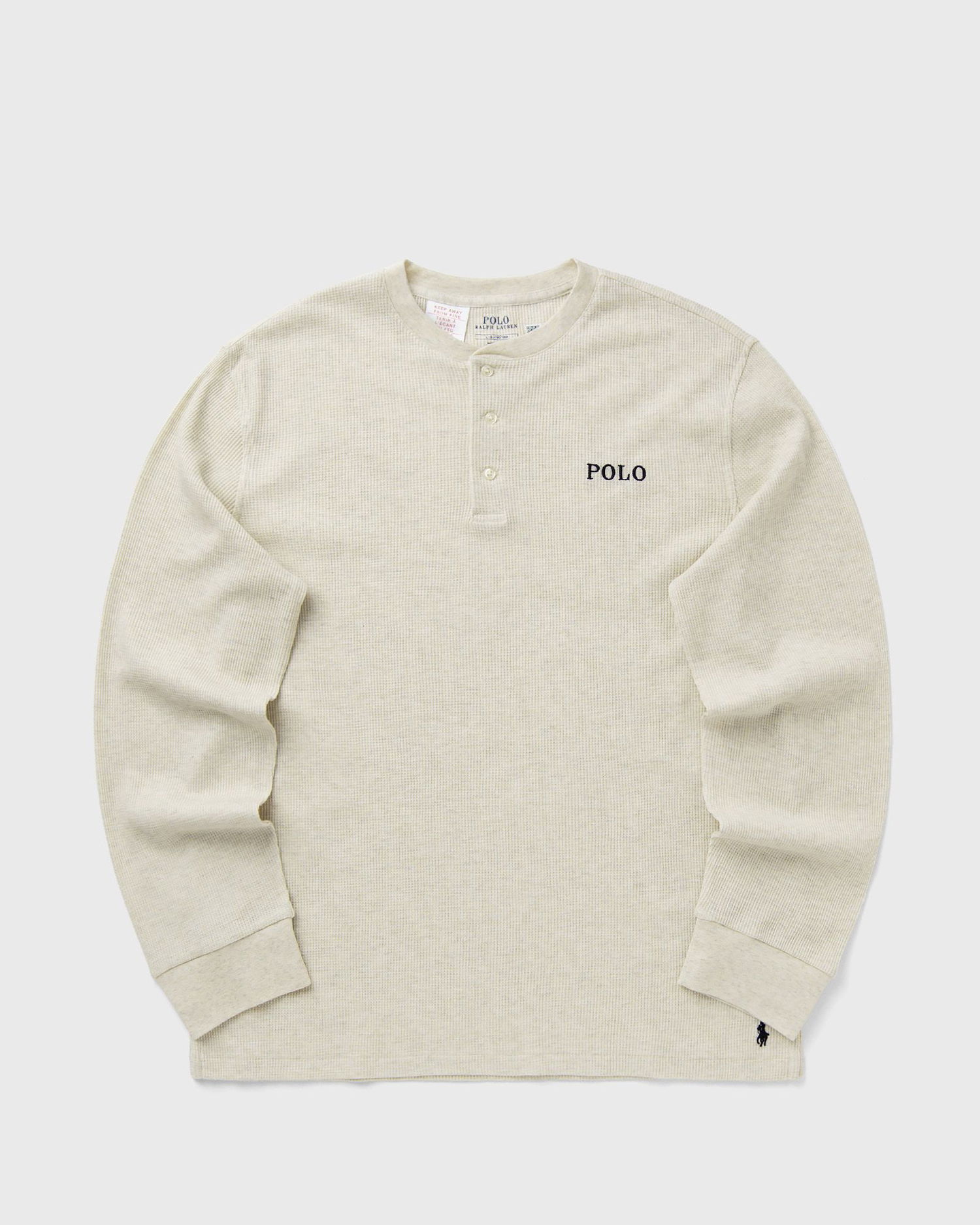 Majica kratkih rukava Polo by Ralph Lauren Polo Ralph Lauren Long Sleeve Henley Sleep Top Bež | 714950609005, 0