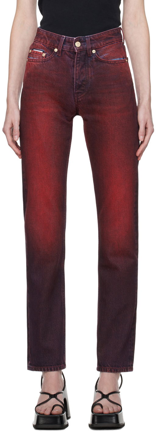 Jeans Eytys Orion Slim-Fit Jeans Crvena | A037019